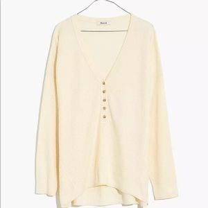 Madewell Waffle Henley Sweater
